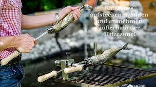 Steckerlfisch Grillrostaufsatz Anleitung [upl. by Byrom247]