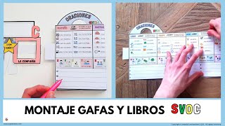 ✂💻´GAFAS Y LIBROS SVOC´ Oraciones con sujeto verbo objeto y complementos 💡GRAMÁTICA DIVERTIDA [upl. by Drida]