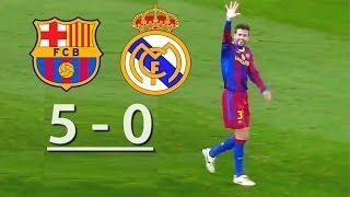 Barcelona Real Madrid 50 entire lendary match [upl. by Inalial]