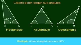 Clasificación de los triángulos según sus lados y sus ángulos [upl. by Zere279]