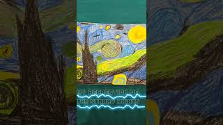 Starry Nights  PaintingCookies  drawing artist vangogh art kpop fyp youtubeshorts [upl. by Myrlene]