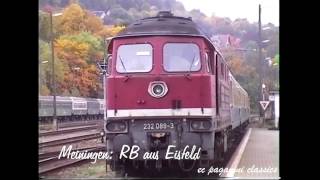 Eisenbahn in Thüringen vor 20 Jahren Erinnerungen an den interessanten Bahnbetrieb 1996 [upl. by Nomor]