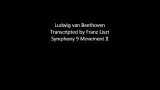 Ludwig van Beethoven  Symphony 9 Movement II Piano Solo [upl. by Niar]