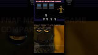 FNAF MOVIE SCENES VS GAMES COMPARISON😨  FNAFMOVIE FNAF SHORTS EDIT [upl. by Haggai]