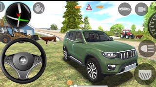 dollar song sidhu moose wala  Indian car simulator 3d  car wala game  green Scorpio game  game [upl. by Ainerbas]