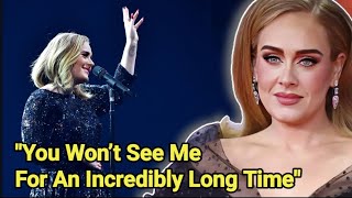 Adele Announces Indefinite Break From Music  Adele Leaving Music  Adele  Adele Hiatus [upl. by Gustin]