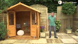 Enhancing Your Garden The Versatile and Stylish Buy Sheds Direct Conventional Summerhouses [upl. by Ansilma739]