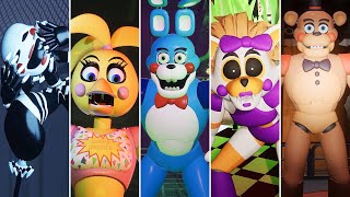 FNAF Security Breach  All Toy Animatronics [upl. by Sabella]