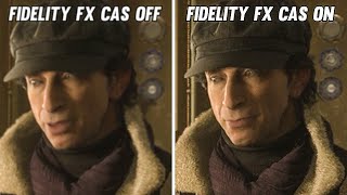 Call of Duty Vanguard PS5 Fidelity FX CAS ON vs OFF [upl. by Sedgewake]