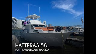 SOLD Used 1977 Hatteras 58 Yacht fisherman in Fort Lauderdale Florida [upl. by Estey]