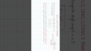 Scomposizione vettori e trigonometria  Parte e fisica matematica ProntoSoccorsoStudenti [upl. by Oirretno]