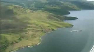 Seaplane flight from Strathlachlan Loch Fyne Part 1 [upl. by Bloxberg425]