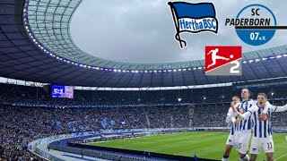 Tabakovic und Reese zu stark für Paderborn 🔵⚪️  Stadion Vlog Hertha BSC vs SC Paderborn [upl. by Hollinger96]