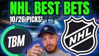 NHL Picks Predictions amp Parlays Today 102624  Best NHL Bets Free NHL Expert Picks [upl. by Dannel]