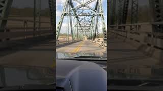 Crossing the Scariest Bridge in America The Brookport Bridge [upl. by Hullda]