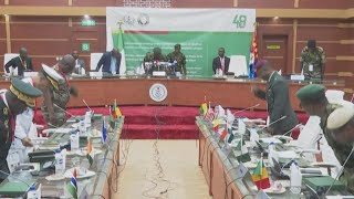 ECOWAS meeting in Abuja draws to a close as the unfolding crisis in Niger shows no signs of abating [upl. by Arsi]