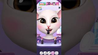 My Talking Angela makeup funny angelamakeup mobileapp [upl. by Staley]