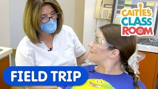 A Visit To The Dentist  Caities Classroom Field Trip  First Dental Visit Video for Kids [upl. by Akirdnas]