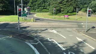 Lothian Buses Skylink 400 Airport  Fort Kinaird [upl. by Aninotna44]