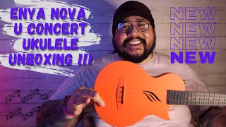 Enya Nova U Concert Ukulele Unboxing   Orange [upl. by Galven]