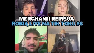 MERGHANI I REMSUA ROBIĄ LIVE NA TIK TOKU 6 [upl. by Sharleen626]