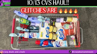 🎉1013 CVS HAUL🎉MONYMAKERS amp HOT NEW GLITCHES  LAUNDRY CARE amp MORE HOW TO COUPON AT CVS [upl. by Leatrice]