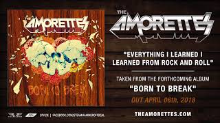 The Amorettes  quotEverything I Learned I Learned From Rock And Rollquot Official Audio Stream [upl. by Auqinahs]