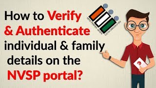 How to Verify amp Authenticate Voter ID details on the NVSP portal  DECODE Lite [upl. by Zachariah511]