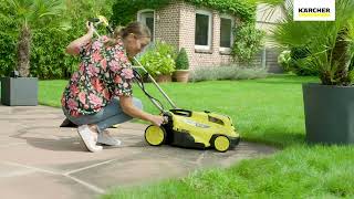 Karcher LMO 1836 Cordless Lawn Mower [upl. by Atsirhcal]