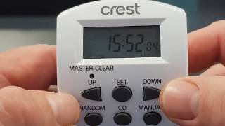 Crest Digital Timer Setup  Part 1 [upl. by Ostler975]