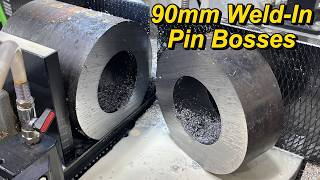 Machining 90mm Pin Bosses  SNS 379 [upl. by Lupiv867]