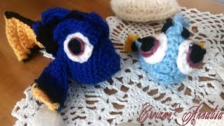 Amigurumi Dory Nemo video tutorial uncinetto crochetanimal crochet SUB ESP [upl. by Dorolisa]