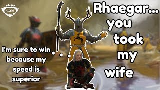 How fast can Robert Baratheon kill Rhaegar Targaryen [upl. by Kira]