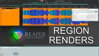 Quick Region Renders in REAPER 6 [upl. by Zaob]