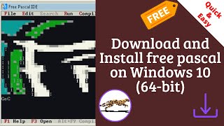 Download and install Free Pascal all steps [upl. by Gaskins367]