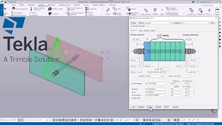 Astuce Tekla Structures  Composant Tige Filetée [upl. by Oicatsana]