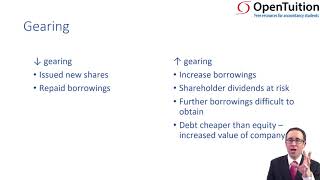 Financial Position  Gearing and interest cover  ACCA Financial Reporting FR [upl. by Neelyam]