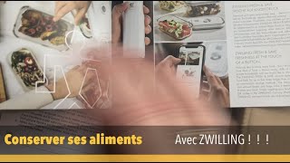 Conservation des aliments au réfrigérateur avec la méthode sous vide de Zwilling  Fresh amp save [upl. by Anairt]