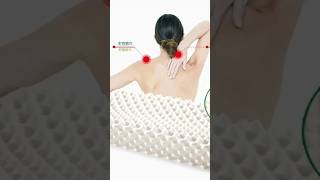 Latex Pillow for Neck Massage and Spinal Support [upl. by Dittman]