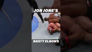 Jon Jones Has the NASTIEST Elbows ufc mma [upl. by Lorsung]