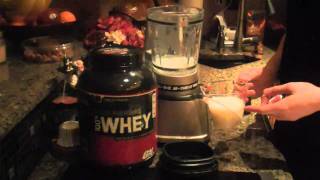 How to Make a Basic Whey Protein Shake [upl. by Podvin]