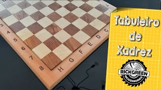 Como fazer um Tabulerio de Xadrez de Madeira  Wooden Chess Board [upl. by Melquist]