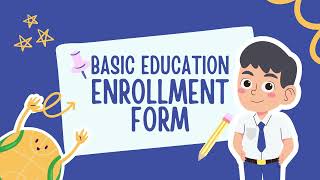 Basic Education Enrollment Form Download here [upl. by Eilime]