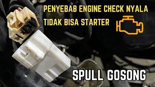 Indikator Engine Check Nmax Nyala Ternyata Spull Gosong  Yamaha All New Nmax [upl. by Berger]