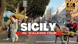 🇮🇹 Catania Sicily Walking Tour Day amp Night Walk Streets of Italy  4K HDR  60FPS [upl. by Tama731]