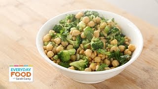 Broccoli and Chickpea Salad  Everyday Food with Sarah Carey [upl. by Dor505]