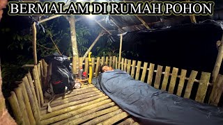 2HARI CAMPING DI ATAS POHON  TIDUR DI RUMAH POHON BESAR [upl. by Atnod]