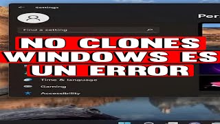 No uses Clones de Windows en una Empresa [upl. by Atiuqcir151]