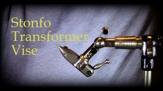 The Stonfo Transformer Vise for fly tying One of the BEST [upl. by Aitetel]