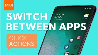 MIUI Switch Between Apps [upl. by Madeleine96]